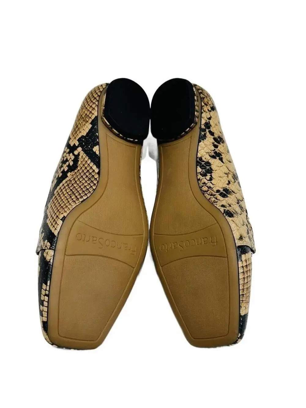 New Franco Sarto ‘Anica’ Snake Print Leather Loafers Size US6.5-EU36.5